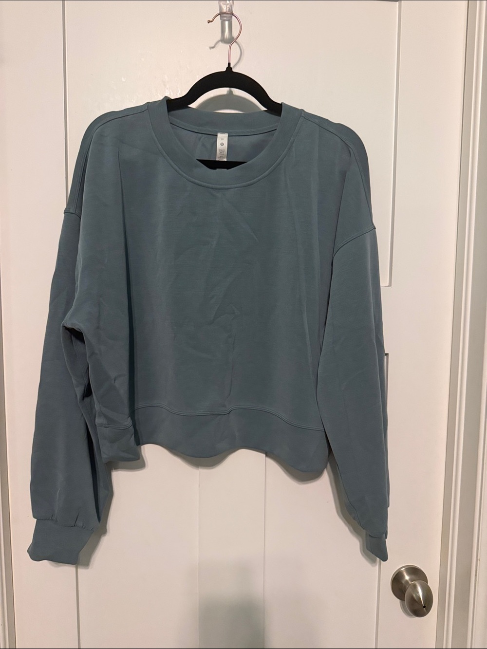 lululemon athletica Cropped Crew Sweatshirt - Slate